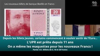 Les nouveaux Francs sont prêts ! L’UPR a déjà les maquettes…