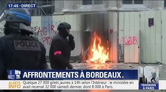 Gilets jaunes : des affrontement ont éclaté à Bordeaux (VIDÉO)