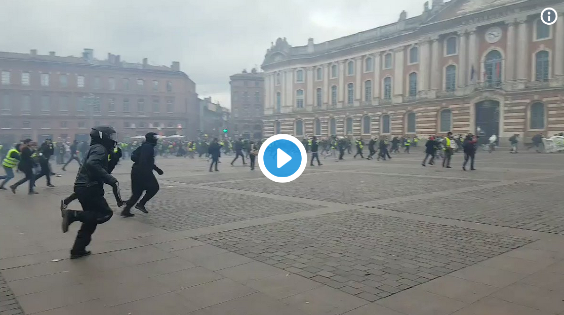 Toulouse : Affrontements violents entre Gilets Jaunes et policiers (VIDÉOS)