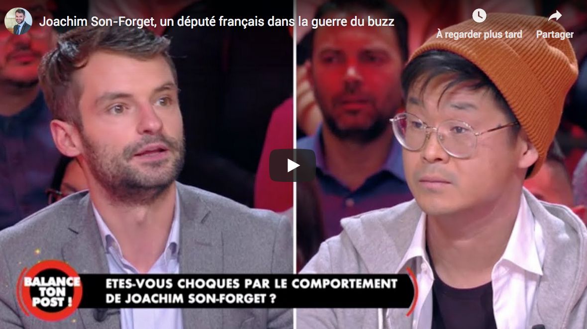 Joachim Son-Forget, un député français dans la guerre du buzz (VIDÉO)