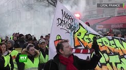 Acte 8 : des Gilets jaunes bloquent l’A7 de Lyon (VIDÉO)