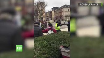 Des journalistes attaqués lors de la manifestation de Gilets jaunes à Rouen (VIDÉO)
