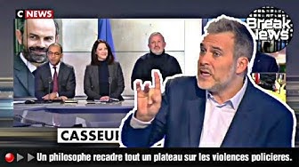 Le philosophe Vincent Cespedes sur le plateau (complètement médusé) de CNEWS : “Je comprends la violence” des pauvres