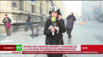 Beaucoup de dégâts matériels rue de Vaugirard à Paris (VIDÉO)
