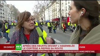 Francine, retraitée et Gilet Jaune, participe à cet acte 13 pour soutenir le mouvement (VIDÉO)