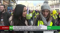 Paris : troisième rassemblement des femmes Gilets jaunes