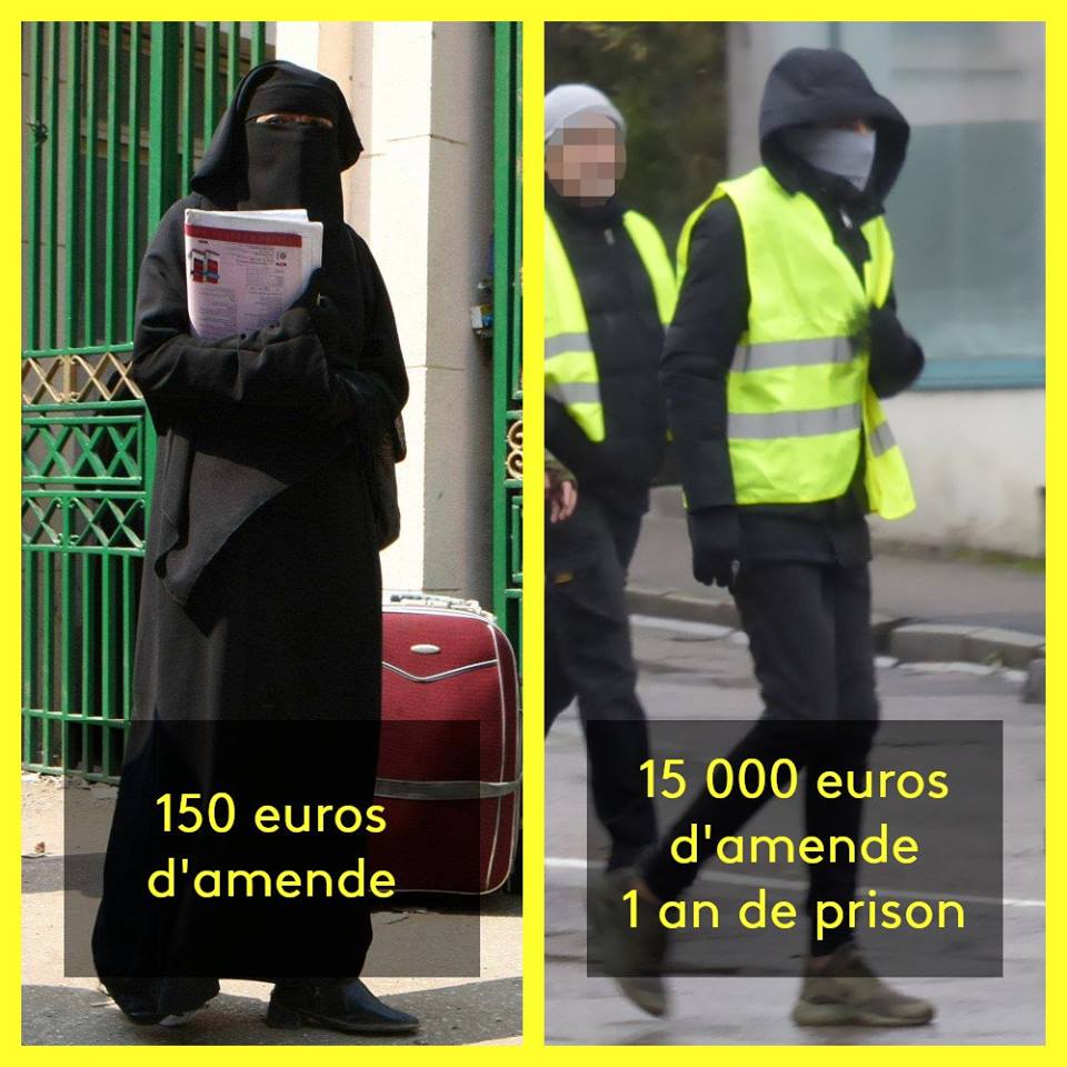 Mieux vaut être islamiste que Gilet Jaune en France