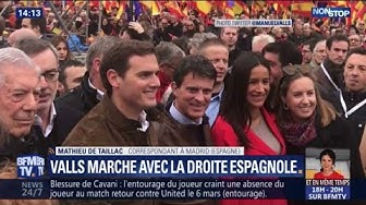 Manuel Valls participe à une manifestation à Madrid avec la droite et la droite populiste