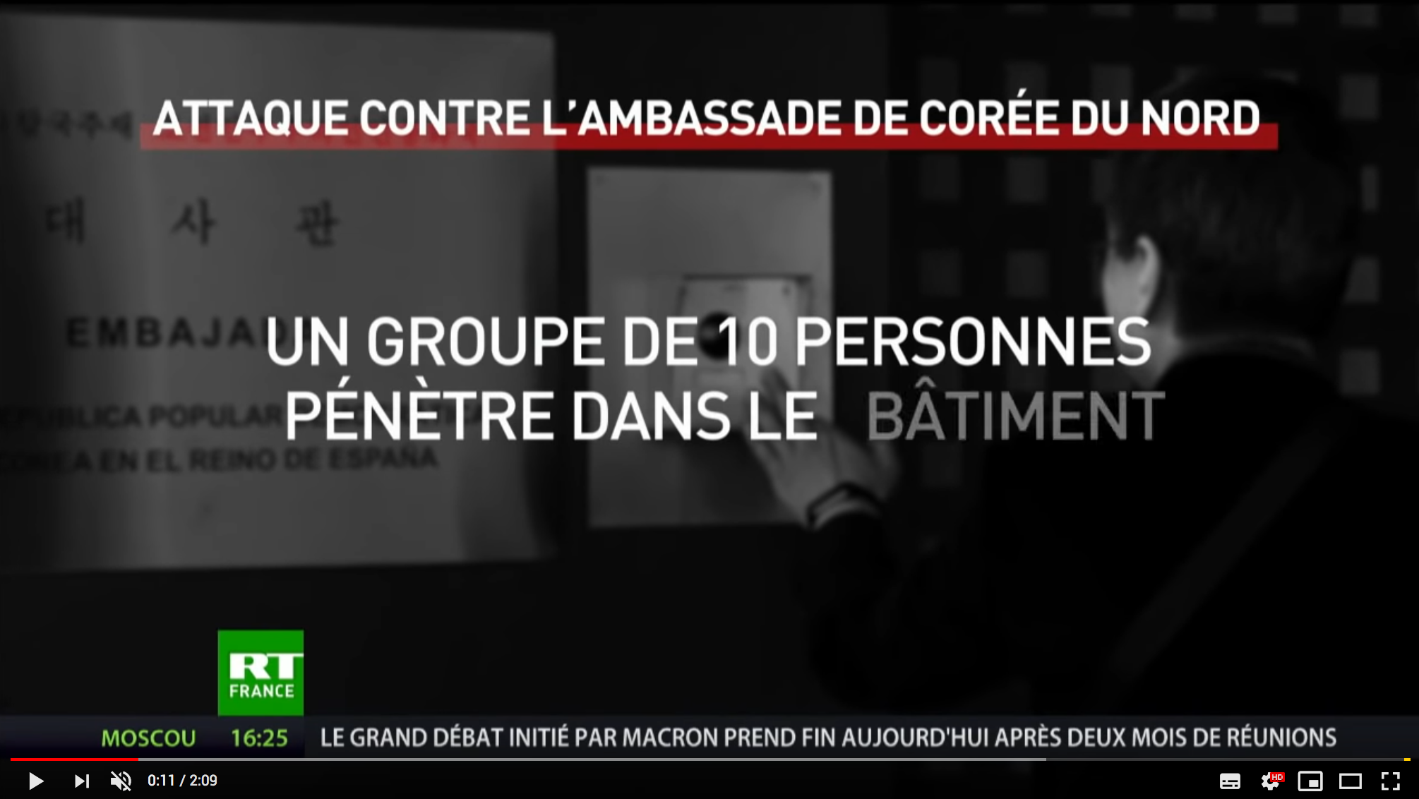 La CIA a-t-elle déclenché un assaut contre l’ambassade nord-coréenne en Espagne ?
