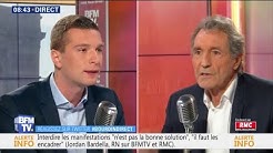 Jordan Bardella (RN) : “Je pense que le grand remplacement est un slogan d’intello”