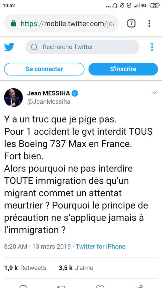 Principe de précaution : valable pour les Boeing mais pas pour l’immigration