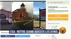 Les dons pour Notre-Dame boostent une cagnotte pour des églises américaines (VIDÉO)