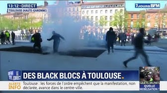 Toulouses : des images des tensions entre Gilets Jaunes et forces de l’ordre (VIDÉOS)