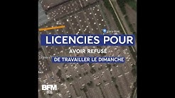 Licenciés pour avoir refusé de travailler le dimanche