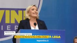 En italien, Marine Le Pen appelle à “la révolution du bon sens” avec Matteo Salvini (VIDÉO)