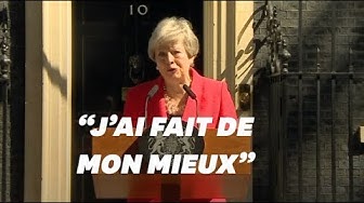 Theresa May a terminé son discours de démission au bord des larmes (VIDÉO)