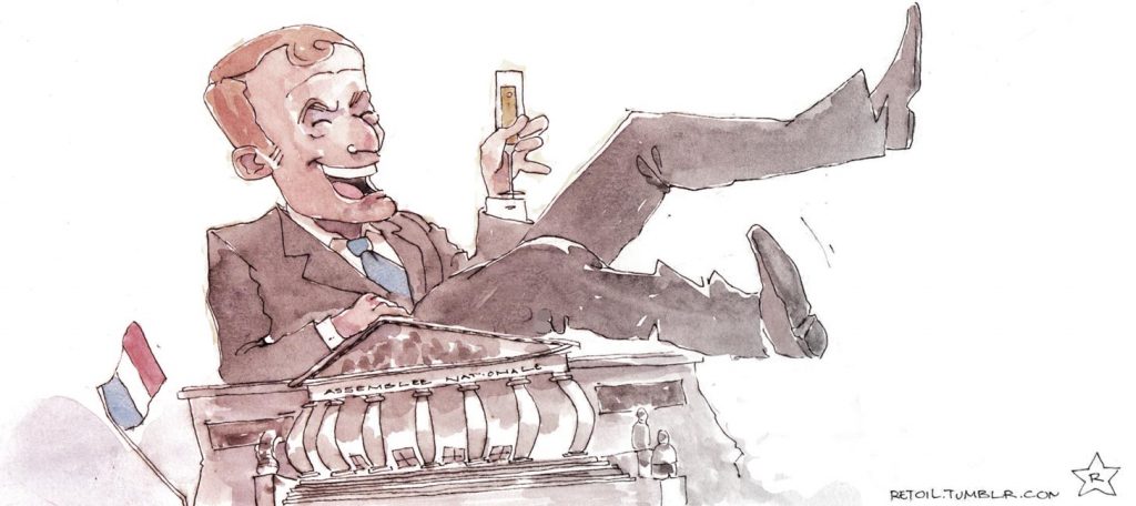De droite, Macron ? Vous voulez rire !?!