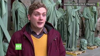 Des statues sorties de Notre-Dame quelques jours avant l’incendie exposées (VIDÉO)