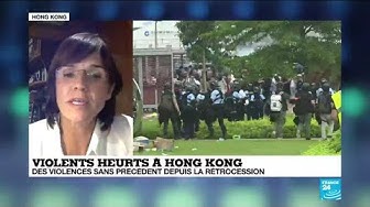 Heurts à Hong-Kong : la colère monte contre la police accusée de brutalité