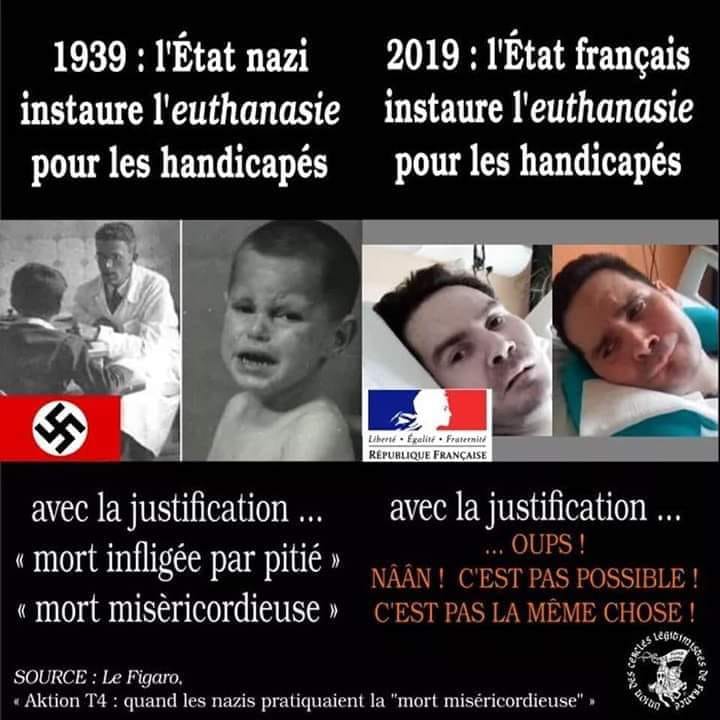Euthanasie des handicapés = État nazi