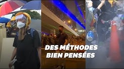 À Hong Kong, les méthodes ingénieuses des manifestants contre la police