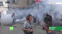 Bayonne : ambiance tendue lors de la manifestation anti-G7 (VIDÉO)