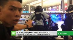 Hong Kong : nuit de tensions à l’aéroport après un second sit-in