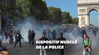 Les gilets jaunes et la police jouent au chat et la souris sur les Champs-Élysées (VIDÉO)