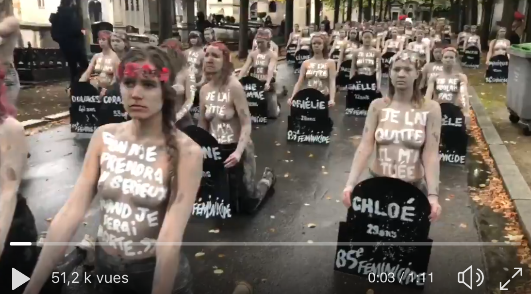 Nouveau cirque féministe au cimetière du Montparnasse (VIDÉO)