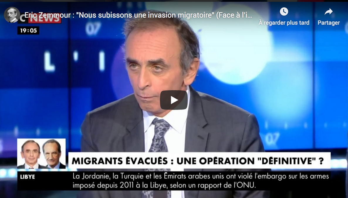 Nouveau record d'audience pour Éric Zemmour sur CNEWS ...