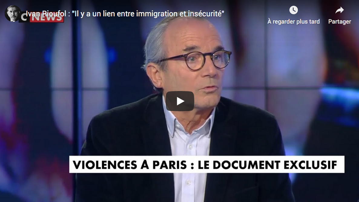 Pourquoi Ivan Rioufol N'est Plus Sur Cnews Ivan Rioufol : "Il y a un lien entre immigration et insécurité" (VIDÉO