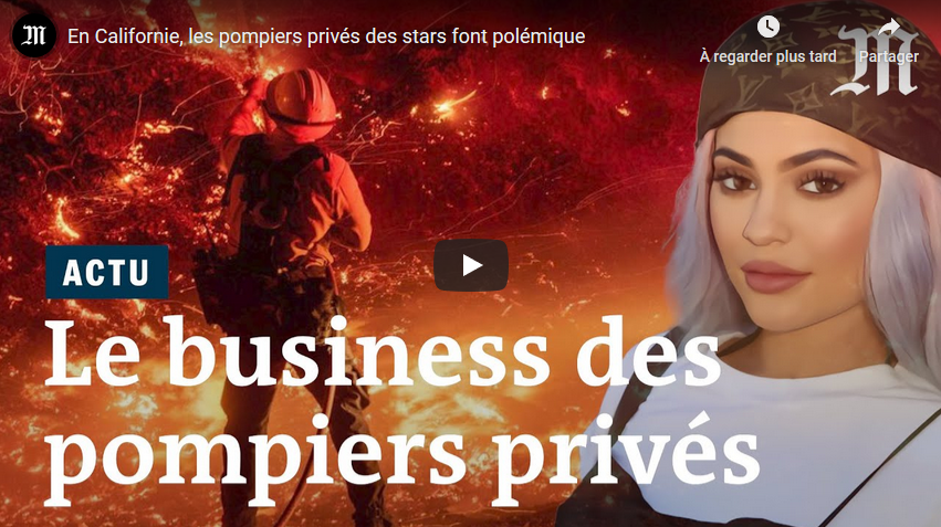 En Californie, les pompiers privés des stars font polémique