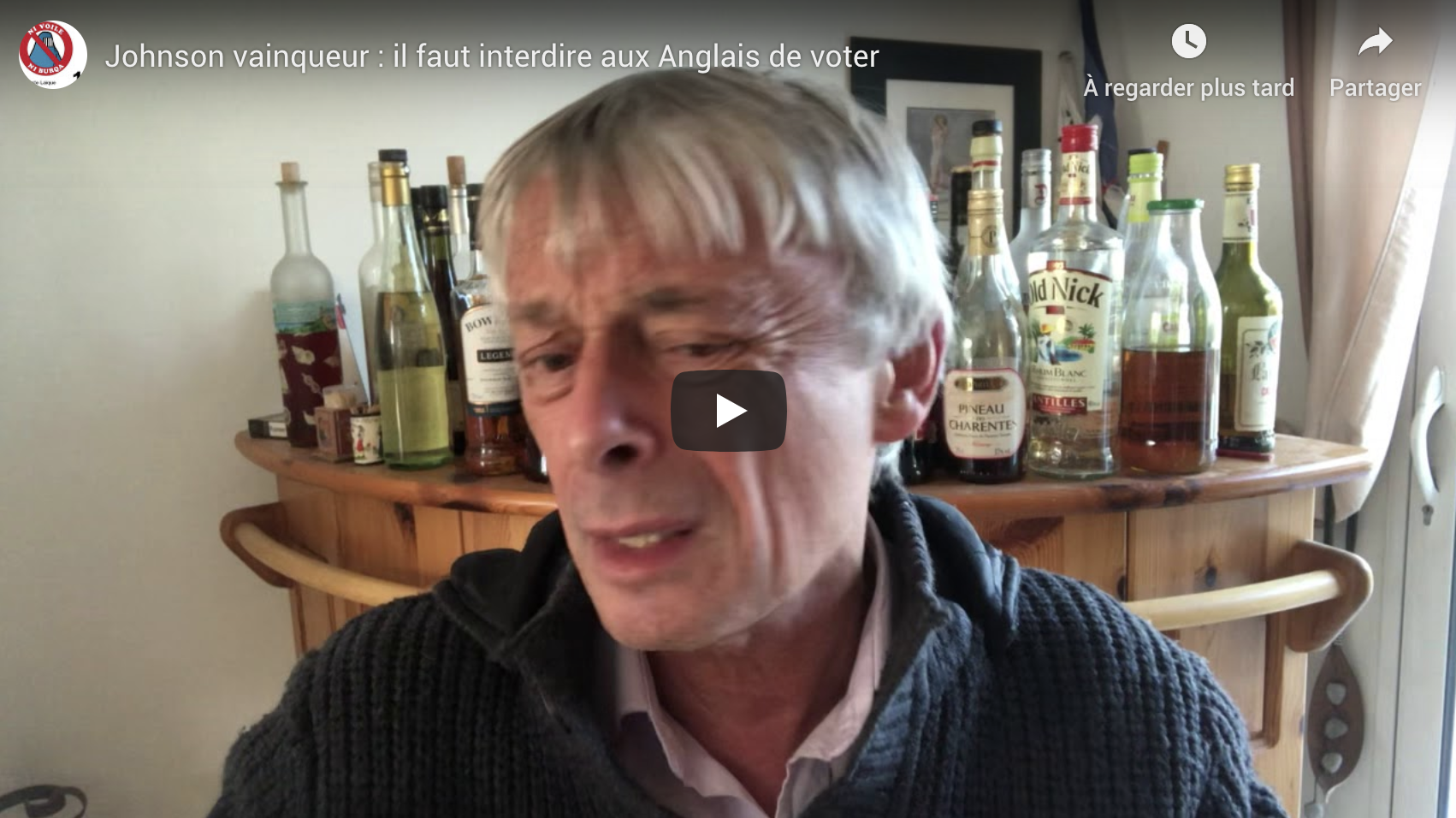 Johnson vainqueur : “Il faut interdire aux Anglais de voter” (Pierre Cassen, ironique)
