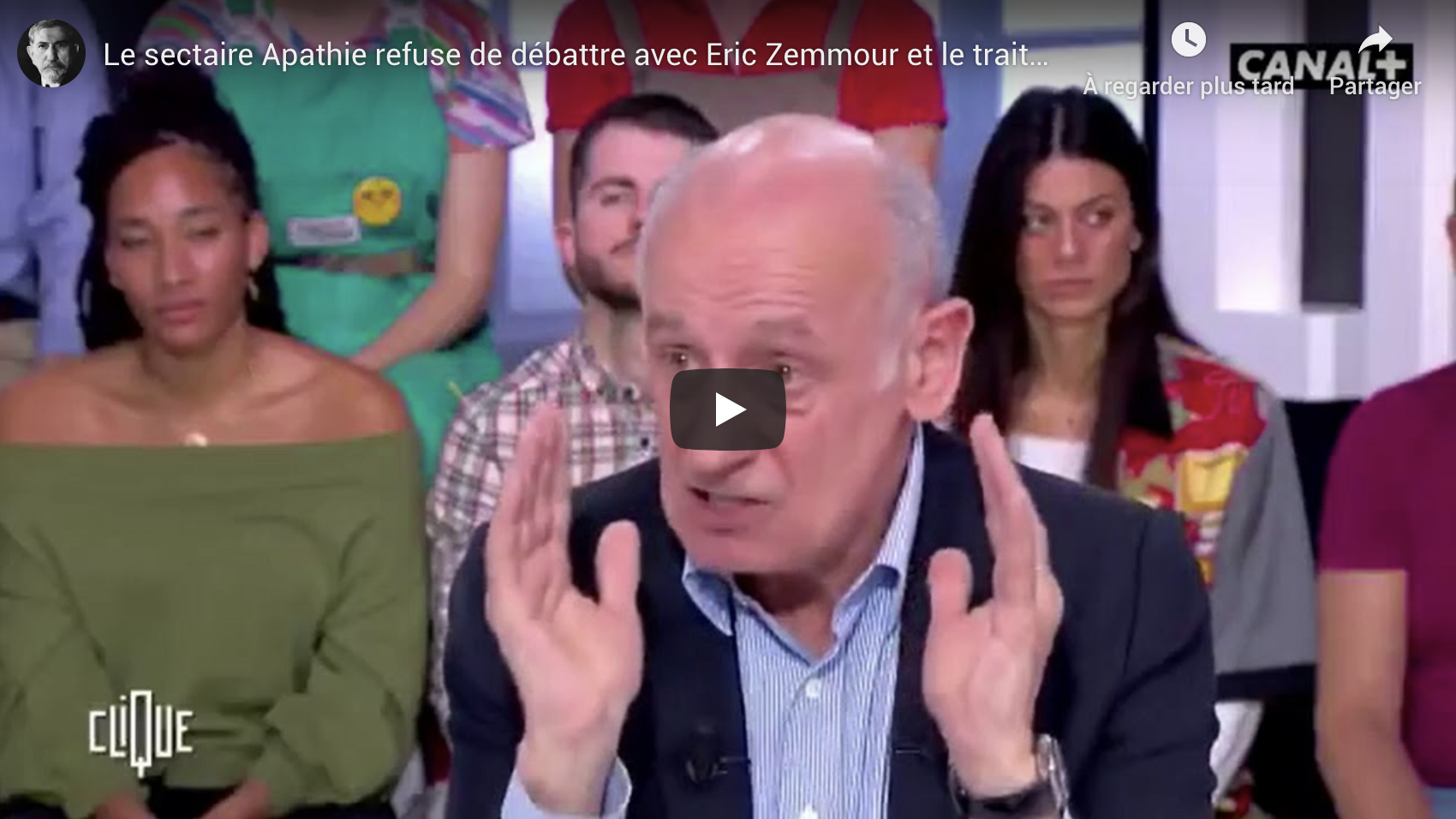 « La campagne d’Éric Zemmour est bien réglée, spectaculaire et souvent mise sur le devant de la scène puisqu’il obtient des ralliements » (Jean-Michel Apathie)