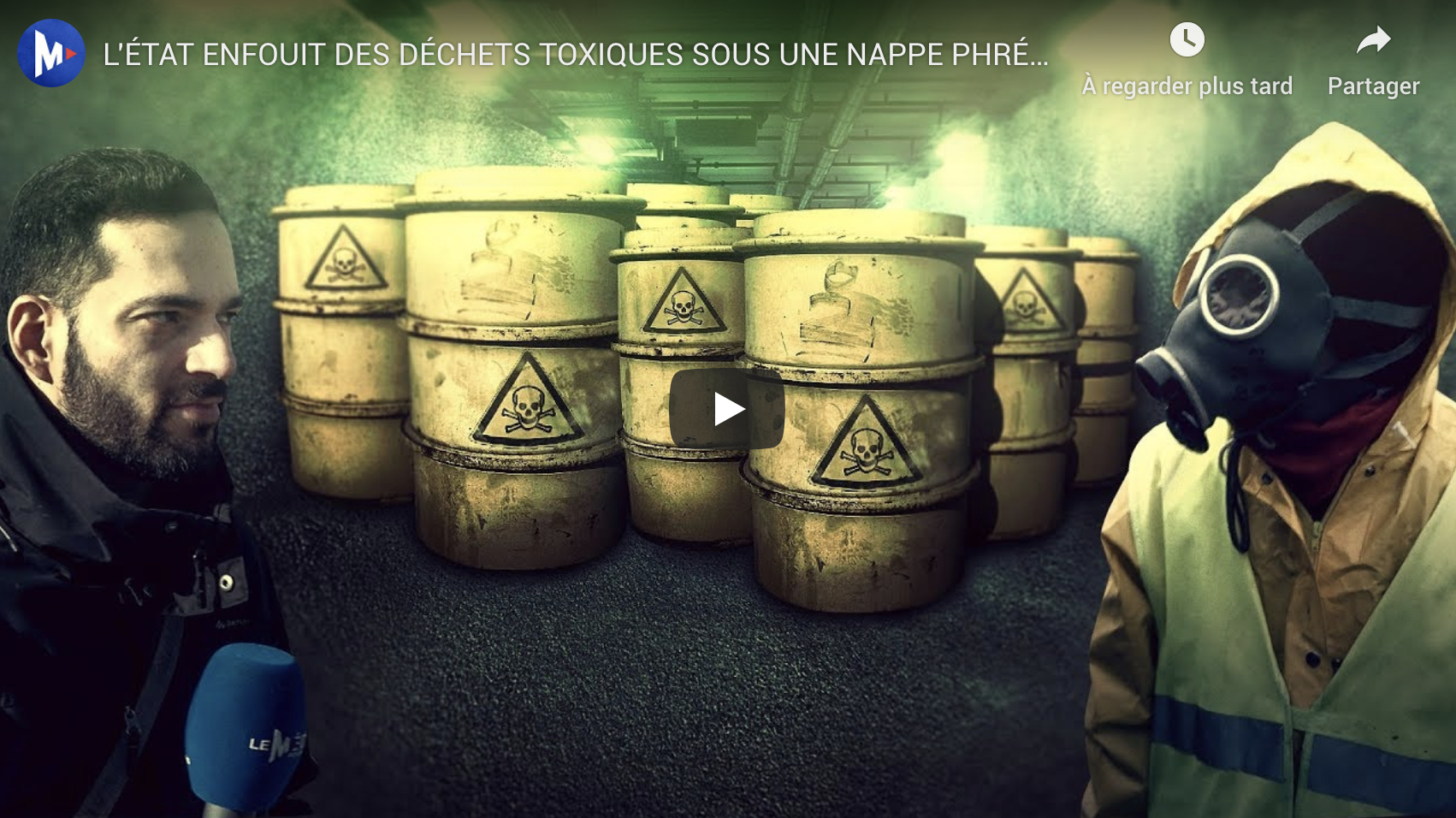 L’État enfouit des déchets toxiques sous une nappe phréatique (Les Reportages du Média pour Tous)
