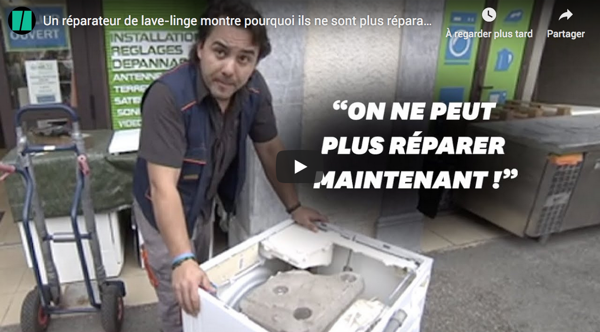 Un réparateur de lave-linge montre pourquoi ils ne sont plus réparables aujourd’hui (VIDÉO)