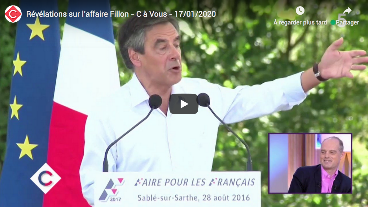 Révélations sur l’affaire Fillon (Gérard Davet et Fabrice Lhomme)