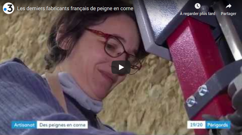 Reportage : les derniers fabricants français de peigne en corne (VIDÉO)