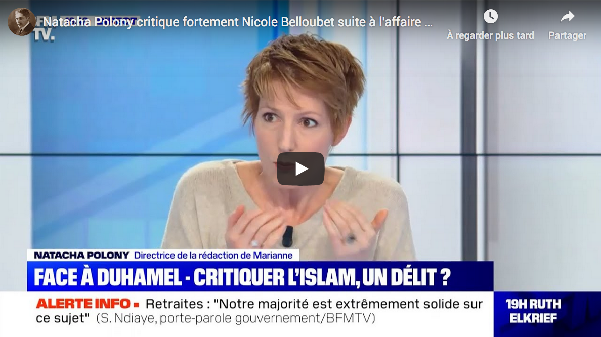 Natacha Polony critique fortement Nicole Belloubet suite à l’affaire Mila (VIDÉO)