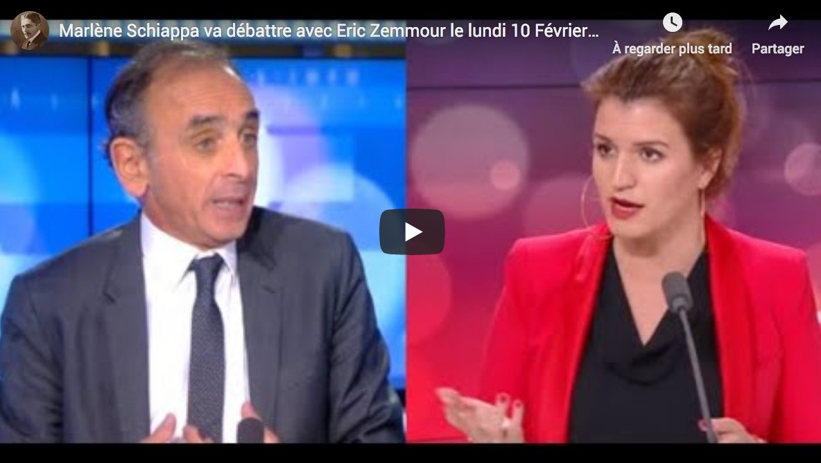 Marlène Schiappa va débattre avec Éric Zemmour le lundi 10 février dans “Face à l’info” sur CNEWS