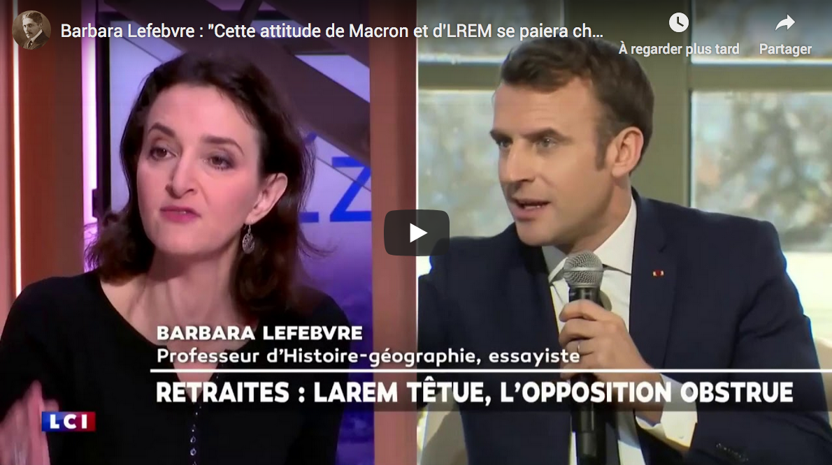 Barbara Lefebvre : “Cette attitude de Macron et de LREM se paiera cher en 2022 !” (VIDÉO)