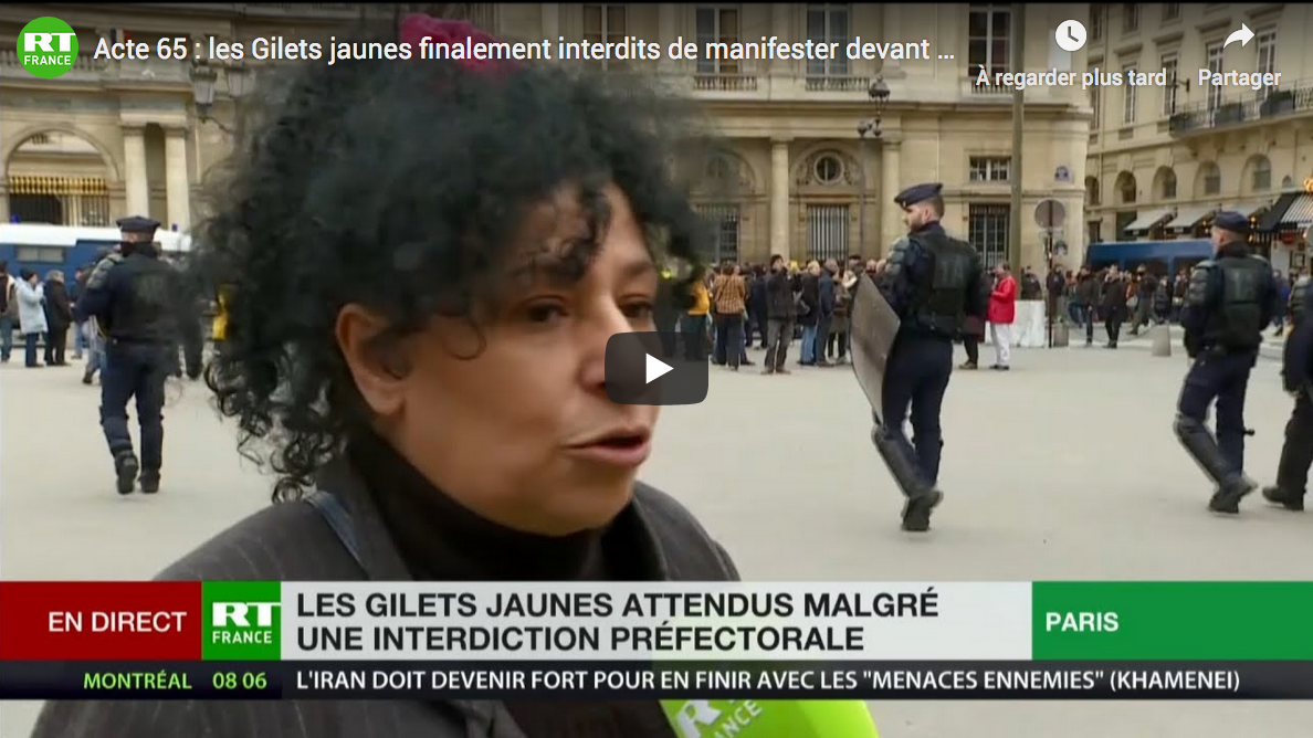 Acte 65 : les Gilets jaunes finalement interdits de manifester devant les lieux de pouvoir (VIDÉO)