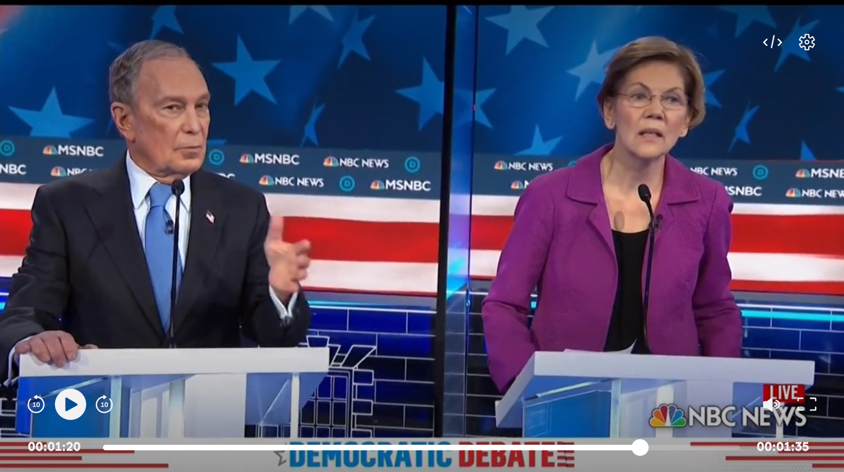 Un “milliardaire arrogant” : Michael Bloomberg sous le feu des critiques lors de son premier débat de la primaire démocrate (VIDÉO)