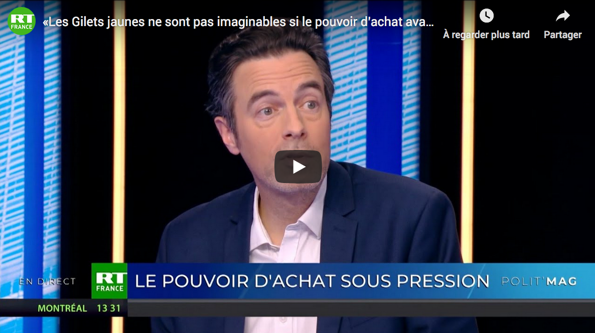 Philippe Herlin : « Les Gilets jaunes ne sont pas imaginables si le pouvoir d’achat avait augmenté depuis 2000 »