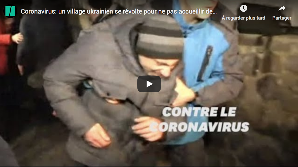 Coronavirus : un village ukrainien se révolte pour ne pas accueillir des personnes venues de Chine (VIDÉO)