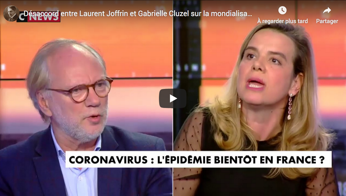 Qui Est Le Mari De Gabrielle Cluzel Coronavirus : Laurent Joffrin VS Gabrielle Cluzel (DÉBAT) - Nouvelles