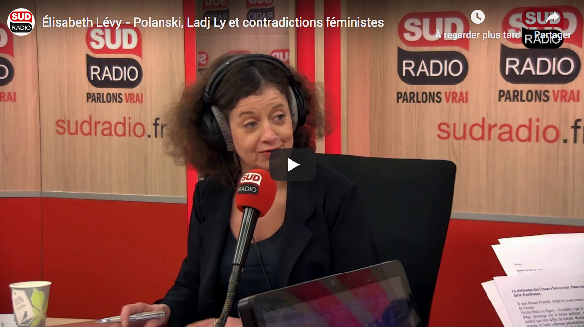 Élisabeth Lévy : Polanski, Ladj Ly et contradictions féministes (VIDÉO)