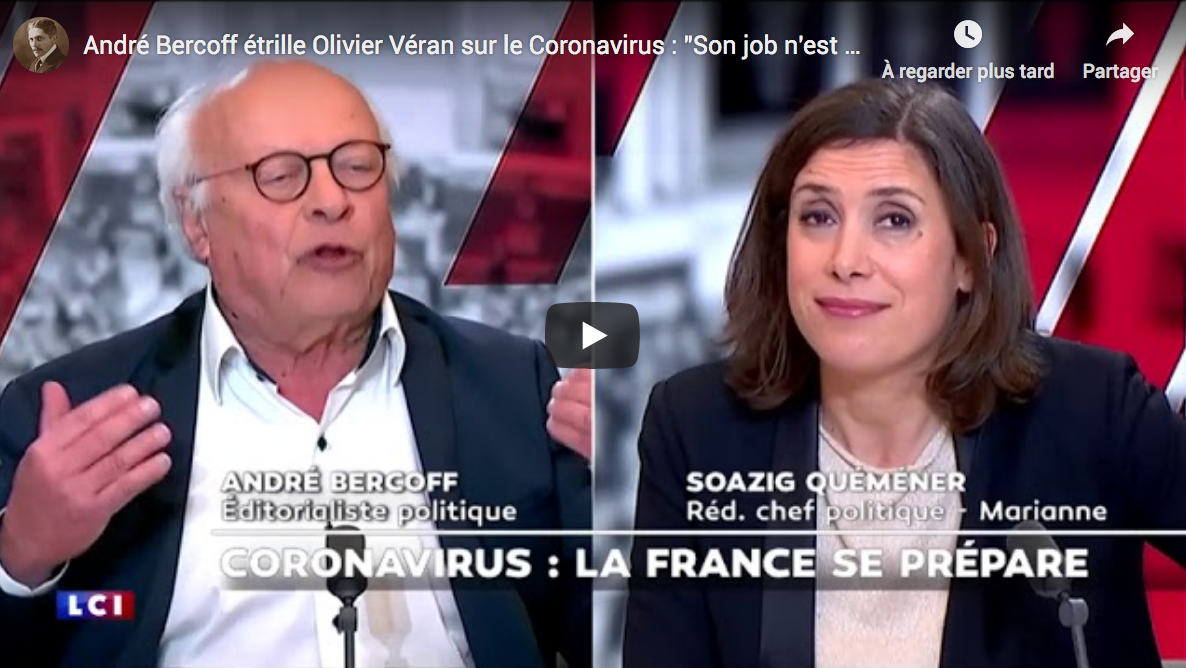 André Bercoff étrille Olivier Véran sur le Coronavirus : “Son job n’est pas de regarder les infos !” (COUP DE GUEULE)