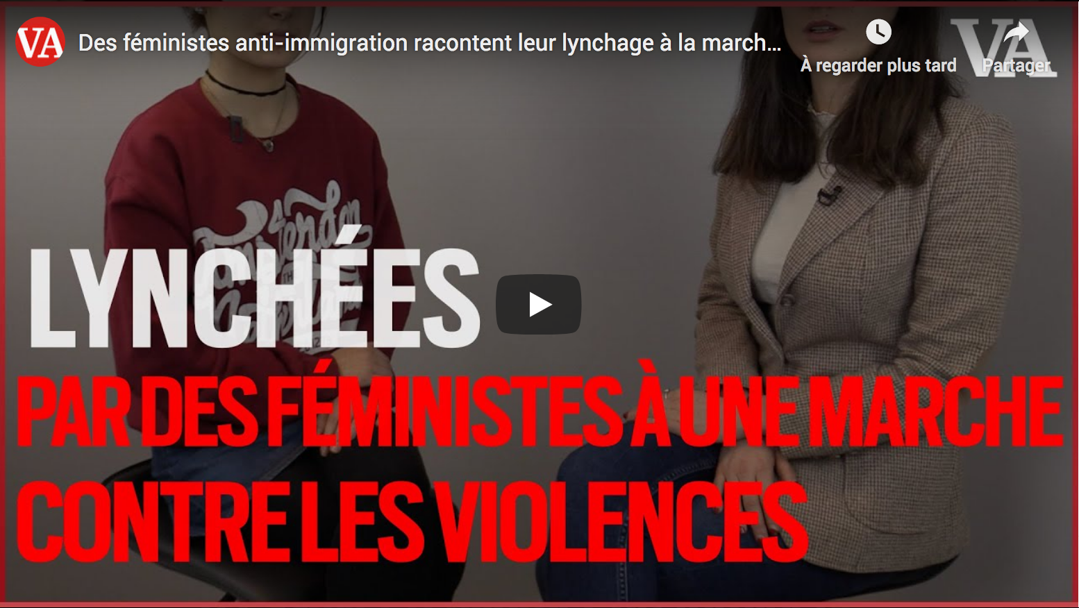 Des féministes anti-immigration racontent leur lynchage à la marche féministe “Nous Toutes” (TÉMOIGNAGE)