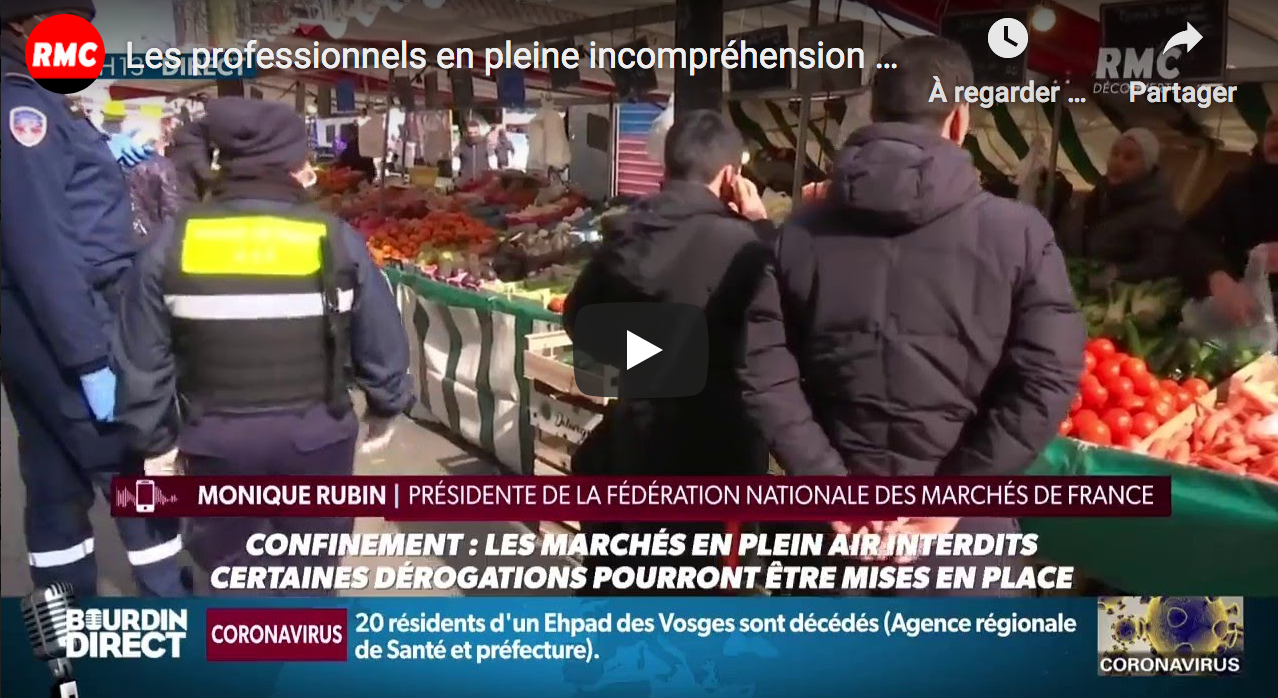 Les professionnels en pleine incompréhension face à la décision de l’État de fermer les marchés